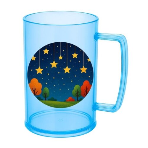 Caneca de Chopp Infantil Personalizada Noite das Estrelas