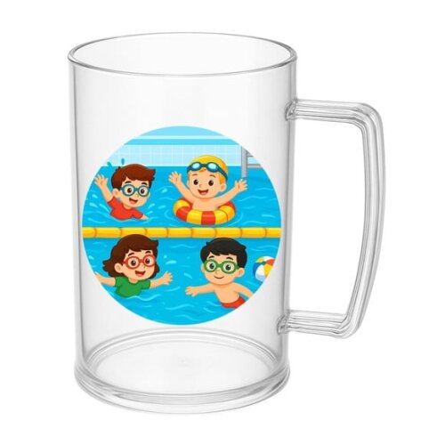 Caneca de Chopp Infantil Personalizada Natação