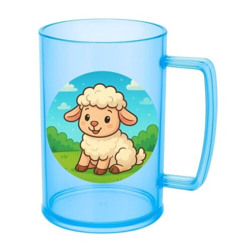 Caneca de Chopp Infantil Personalizada Ovelhinha