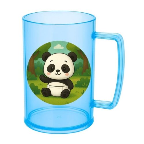 Caneca de Chopp Infantil Personalizada Panda Baby