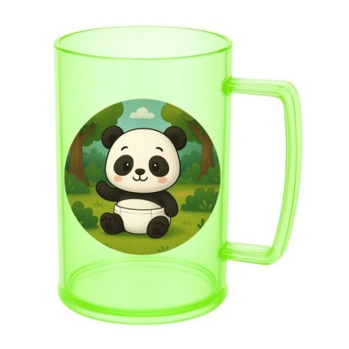 Caneca de Chopp Infantil Personalizada Panda Baby