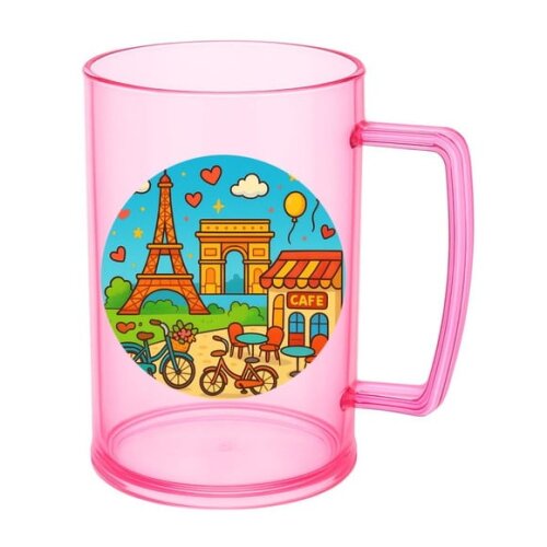 Caneca de Chopp Infantil Personalizada Paris