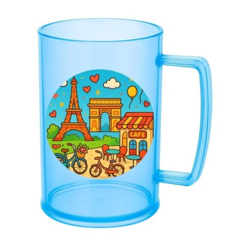 Caneca de Chopp Infantil Personalizada Paris