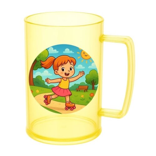 Caneca de Chopp Infantil Personalizada Patins