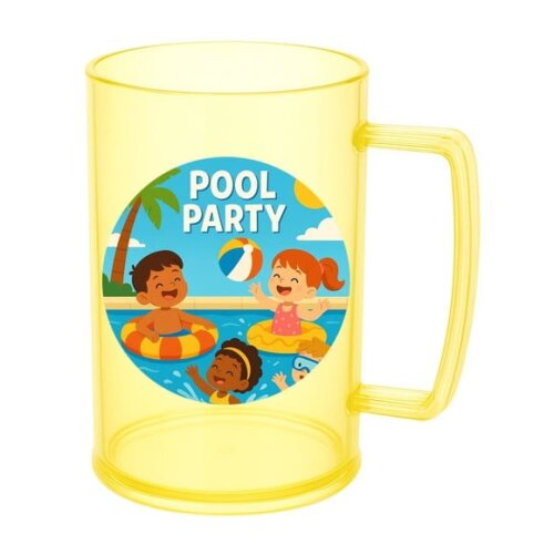 Caneca de Chopp Infantil Personalizada Pool Party