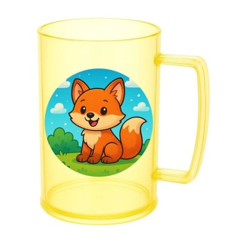 Caneca de Chopp Infantil Personalizada Raposinha