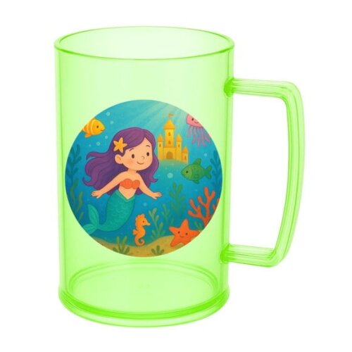 Caneca de Chopp Infantil Personalizada Reino Subaquático