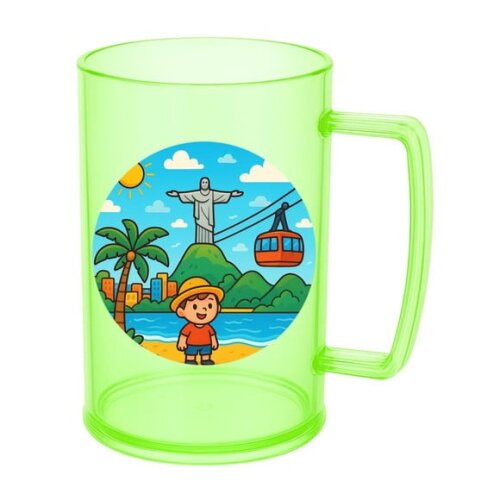 Caneca de Chopp Infantil Personalizada Rio de Janeiro