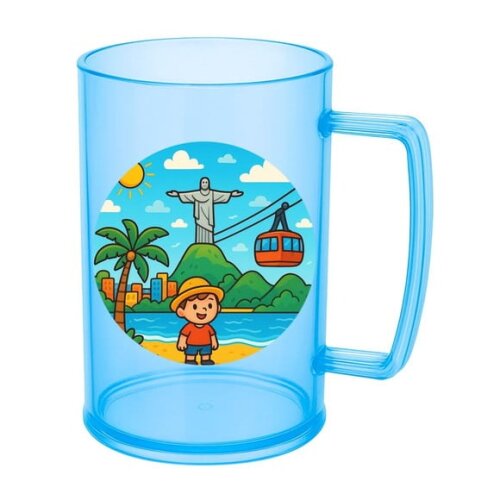 Caneca de Chopp Infantil Personalizada Rio de Janeiro