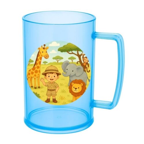 Caneca de Chopp Infantil Personalizada Safari