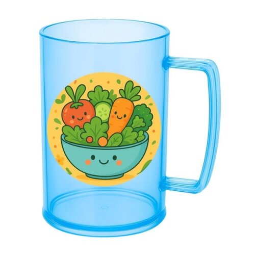 Caneca de Chopp Infantil Personalizada Salada Divertida