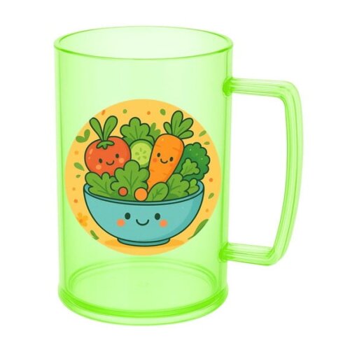 Caneca de Chopp Infantil Personalizada Salada Divertida
