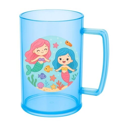 Caneca de Chopp Infantil Personalizada Sereias