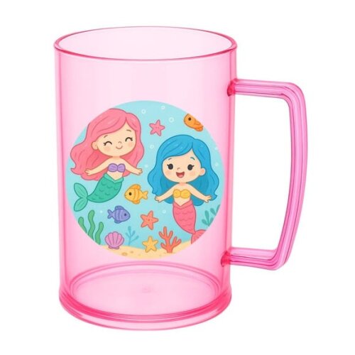 Caneca de Chopp Infantil Personalizada Sereias