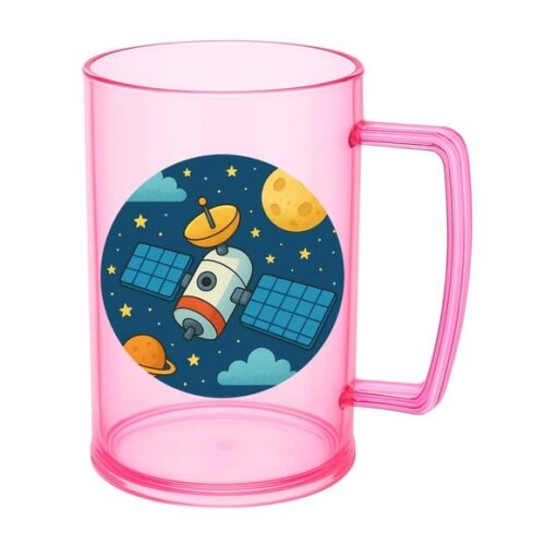 Caneca de Chopp Infantil Personalizada Satélite
