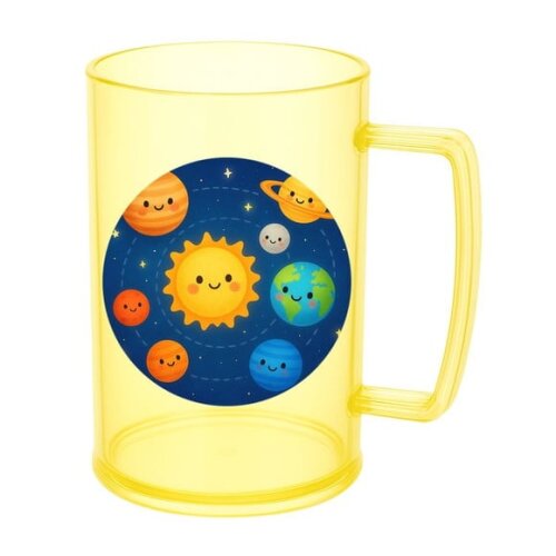 Caneca de Chopp Infantil Personalizada Sistema Solar