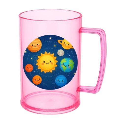 Caneca de Chopp Infantil Personalizada Sistema Solar