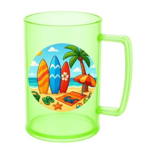 Caneca de Chopp Infantil Personalizada Surf