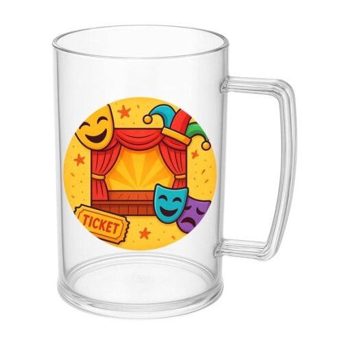 Caneca de Chopp Infantil Personalizada Teatro Infantil