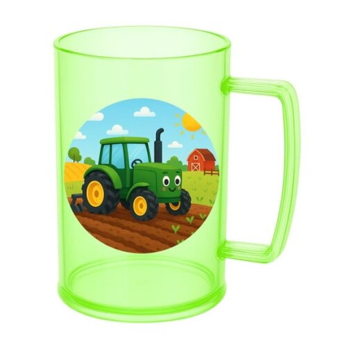Caneca de Chopp Infantil Personalizada Trator