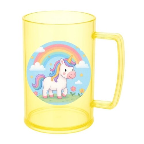 Caneca de Chopp Infantil Personalizada Unicórnio