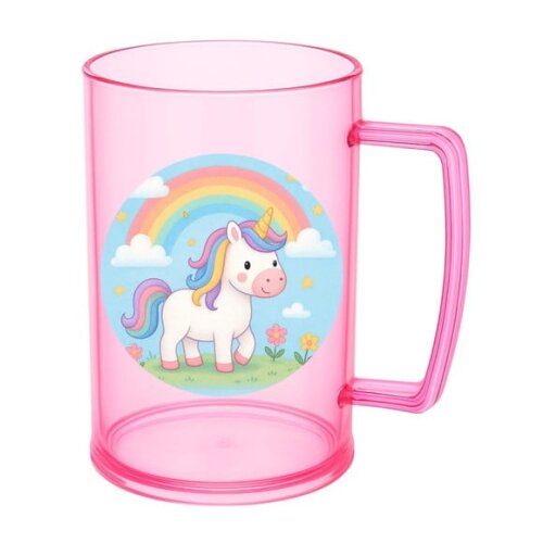 Caneca de Chopp Infantil Personalizada Unicórnio