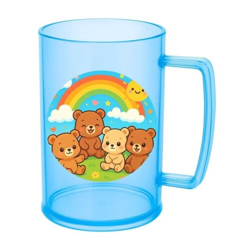 Caneca de Chopp Infantil Personalizada Ursinhos Baby