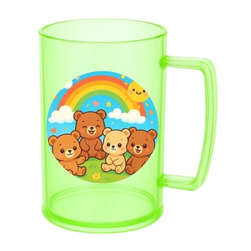 Caneca de Chopp Infantil Personalizada Ursinhos Baby