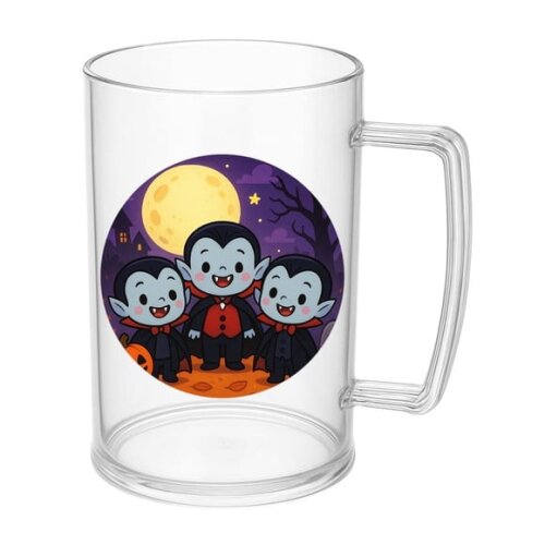 Caneca de Chopp Infantil Personalizada Vampirinhos Fofinhos