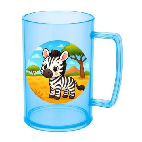 Caneca de Chopp Infantil Personalizada Zebra Baby