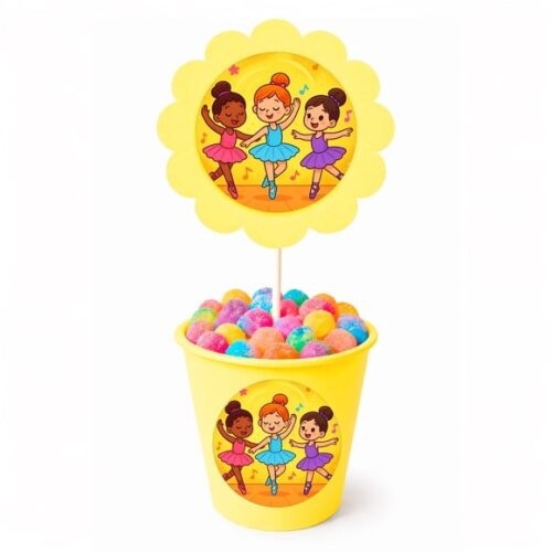 Centro de Mesa Flor Personalizado Balé