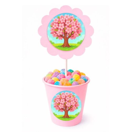 Centro de Mesa Flor Personalizado Cerejeira
