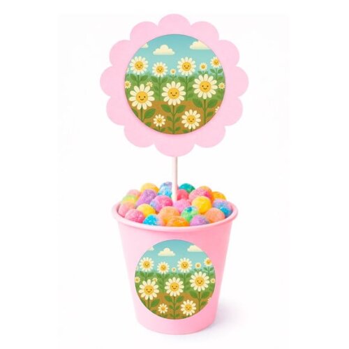 Centro de Mesa Flor Personalizado Margaridas