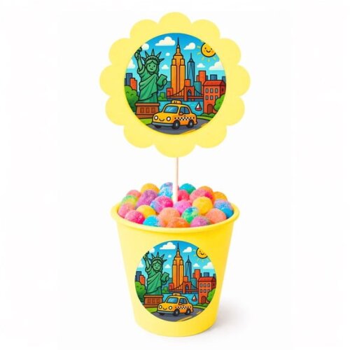 Centro de Mesa Flor Personalizado Nova York