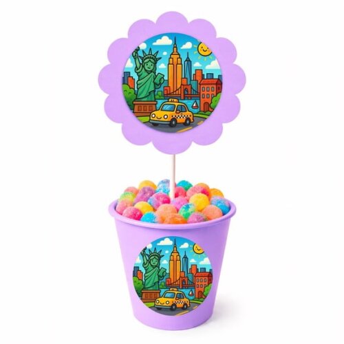 Centro de Mesa Flor Personalizado Nova York