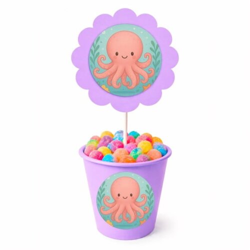 Centro de Mesa Flor Personalizado Polvo
