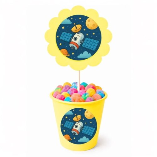 Centro de Mesa Flor Personalizado Satélite