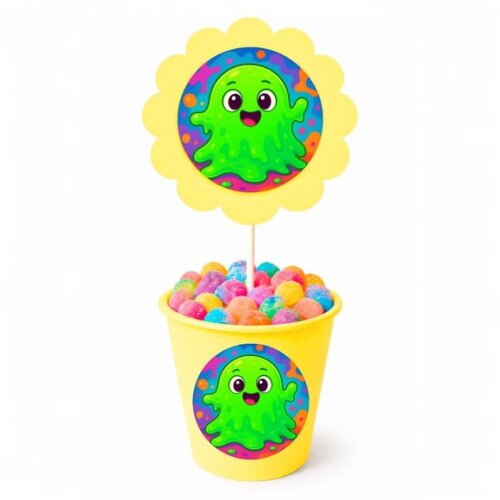 Centro de Mesa Flor Personalizado Slime