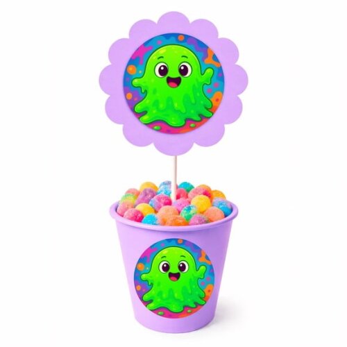 Centro de Mesa Flor Personalizado Slime