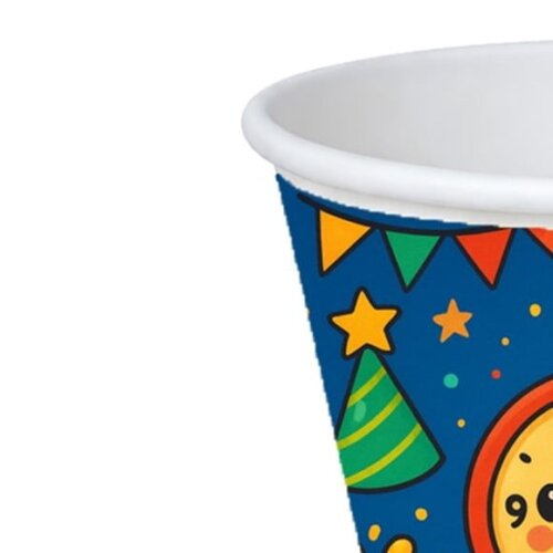 Copo de Papel Aniversário Festa Ano Novo