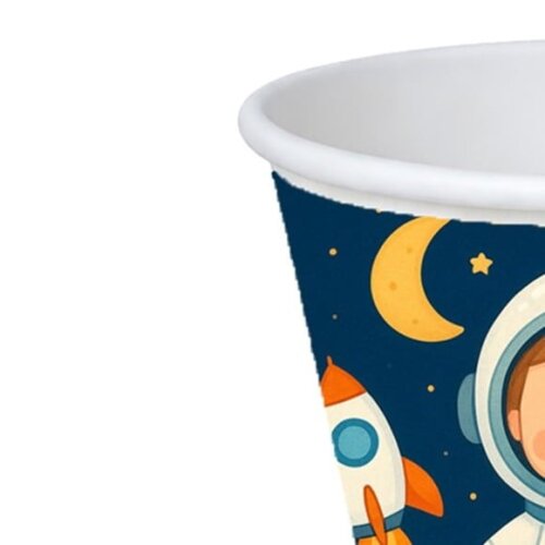 Copo de Papel Aniversário Festa Astronauta