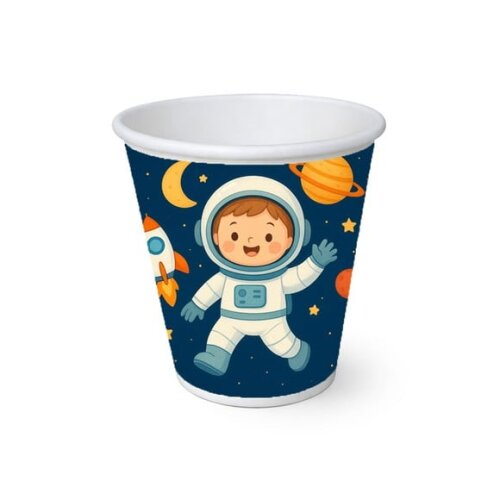 Copo de Papel Aniversário Festa Astronauta
