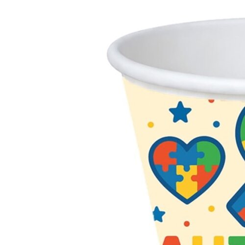 Copo de Papel Aniversário Festa Autismo