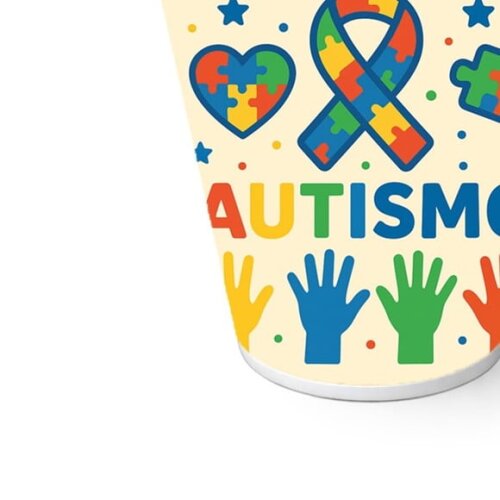 Copo de Papel Aniversário Festa Autismo