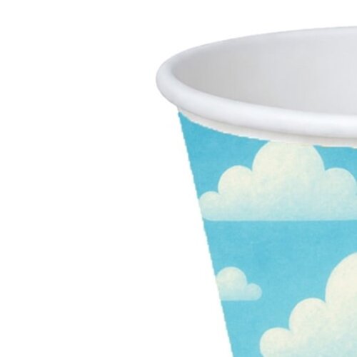 Copo de Papel Aniversário Festa Céu Azul