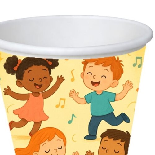 Copo de Papel Aniversário Festa Dança