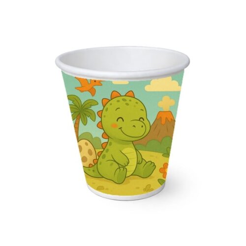 Copo de Papel Aniversário Festa Dinossauro Baby