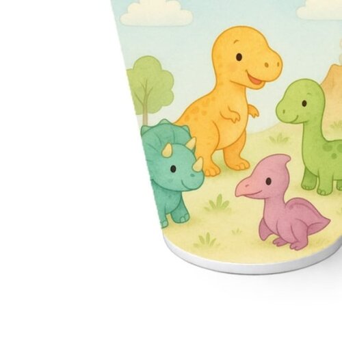 Copo de Papel Aniversário Festa Dinossauros Baby