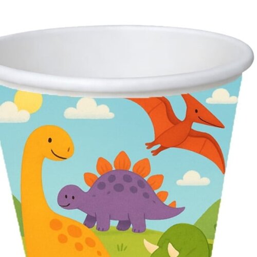 Copo de Papel Aniversário Festa Dinossauros