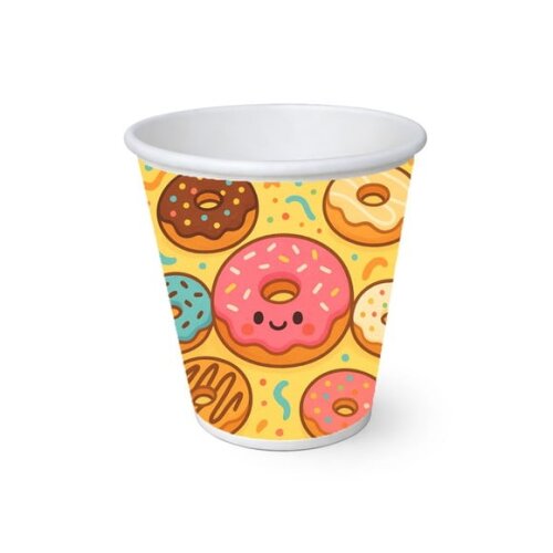 Copo de Papel Aniversário Festa Donuts
